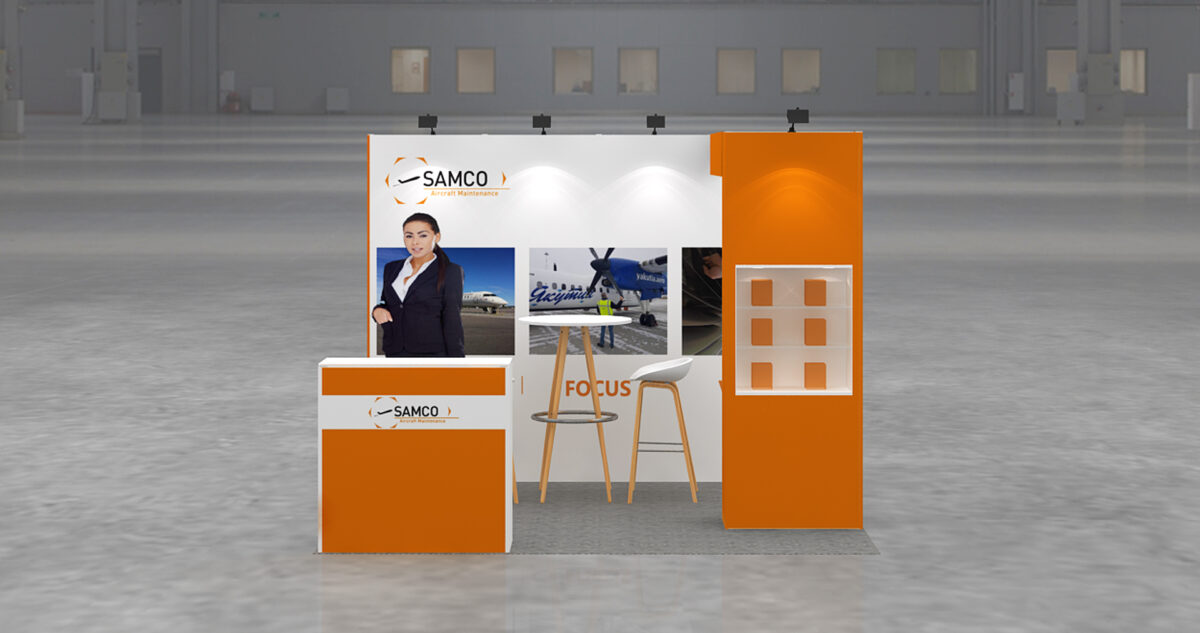 3x3m Kopstand - Beursstand 034