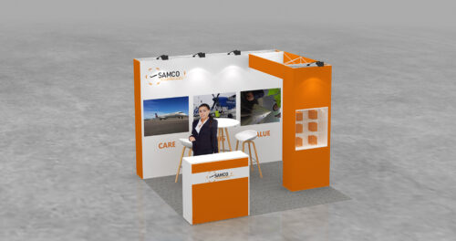 3x3m Kopstand - Beursstand 034