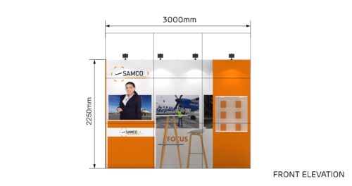 3x3m Kopstand - Beursstand 034
