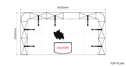 4x2m tussenstand - Beursstand 001