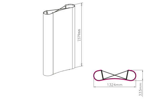 Expofix Magnetic gebogen