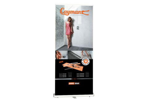 minimalistische rolbanner